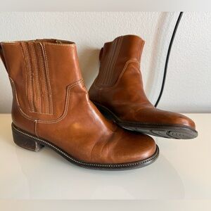 Women’s L.L. Bean Brown Leather Ankle Boots